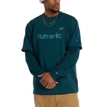 New Balance Numeric Cotton T-Shirt - Medusa Green