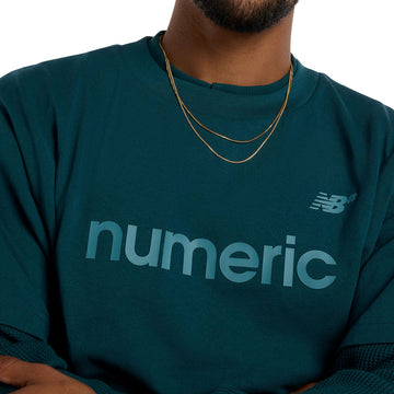 New Balance Numeric Cotton T-Shirt - Medusa Green