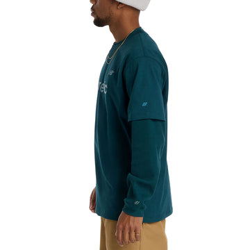 New Balance Numeric Cotton T-Shirt - Medusa Green