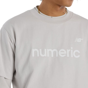 New Balance Numeric Cotton T-Shirt - Grey Matter
