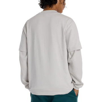 New Balance Numeric Cotton T-Shirt - Grey Matter