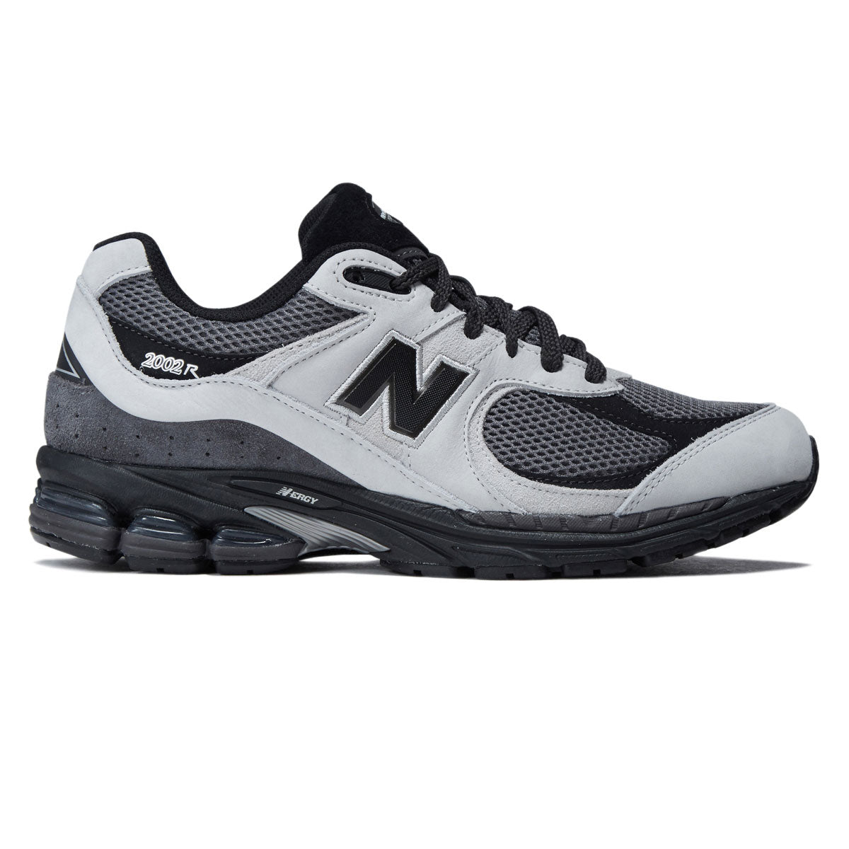 New Balance 2002R Shoes - Black/Silver Metallic – CCS