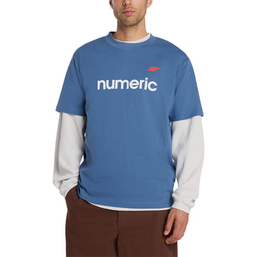 New Balance Numeric Linear Logo T-Shirt - Magic Blue