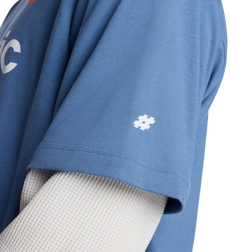 New Balance Numeric Linear Logo T-Shirt - Magic Blue