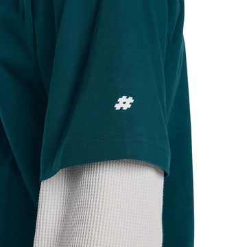 New Balance Numeric Linear Logo T-Shirt - Medusa Green