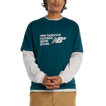 New Balance Numeric Stacked Graphic T-Shirt - Medusa Green