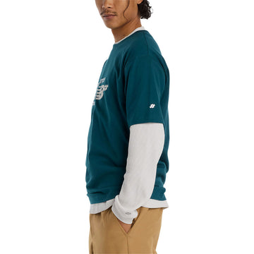New Balance Numeric Stacked Graphic T-Shirt - Medusa Green