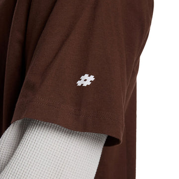 New Balance Numeric Stacked Graphic T-Shirt - Pumpernickel