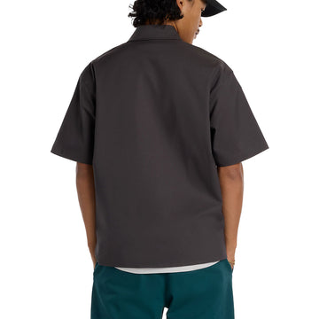 New Balance Numeric Button Up Shirt - Faded Black