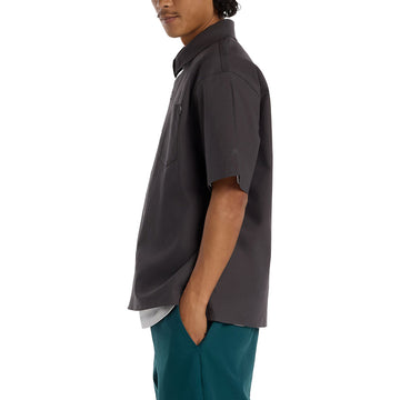 New Balance Numeric Button Up Shirt - Faded Black