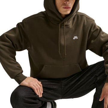Nike SB Essentials Pullover Hoodie - Dark Hazel/White