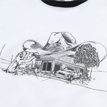 Nike SB Roadside Ringer T-Shirt - White/Black