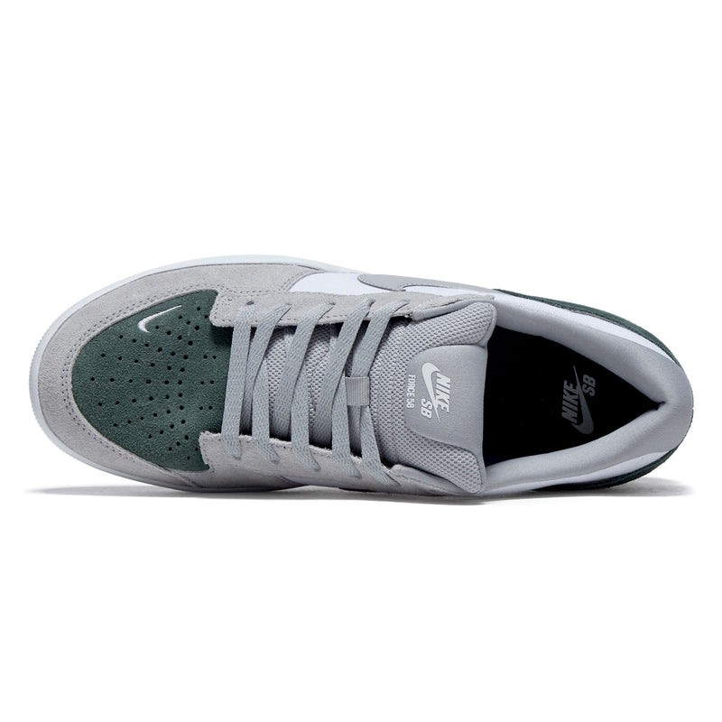 Nike SB Force 58 Shoes - White/Flat Silver/Fir/White