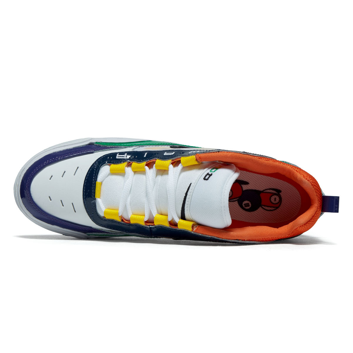 Nike SB Air Max Ishod Premium Shoes - University Red/Black/Amarillo/Navy image 3