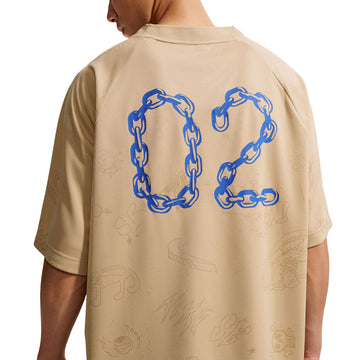 Nike SB Desk Doodle Jersey Shirt - Linen