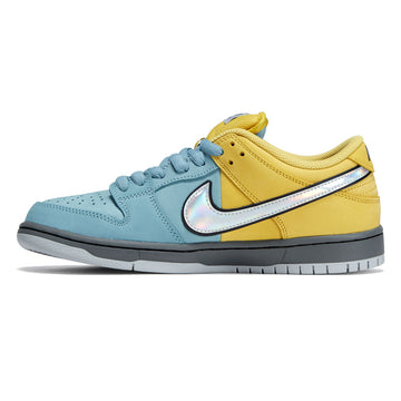 Nike SB Muni Fast Pass Dunk Low Pro Shoes - Lightening/Wolf Grey/Denim Turquoise