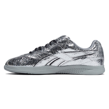 Reebok x Pleasures Hammer Street Shoes - Silver Crinkle