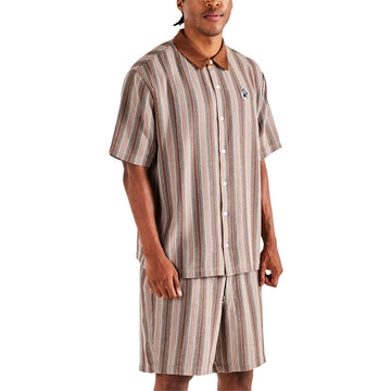 Malbon x Grateful Dead Stealie Blanket Polo Shirt - Brown