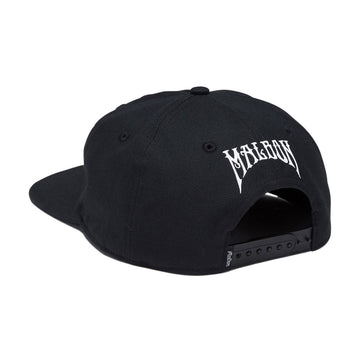 Malbon x Grateful Dead Companion Snapback Hat - Black