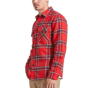 Brixton Bowery Heavyweight Flannel Shirt - Adrenaline Rush