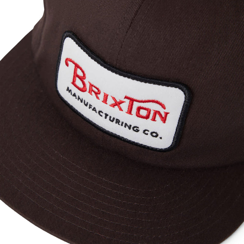 Brixton Grade Hp Snapback Hat - Pinecone Brown