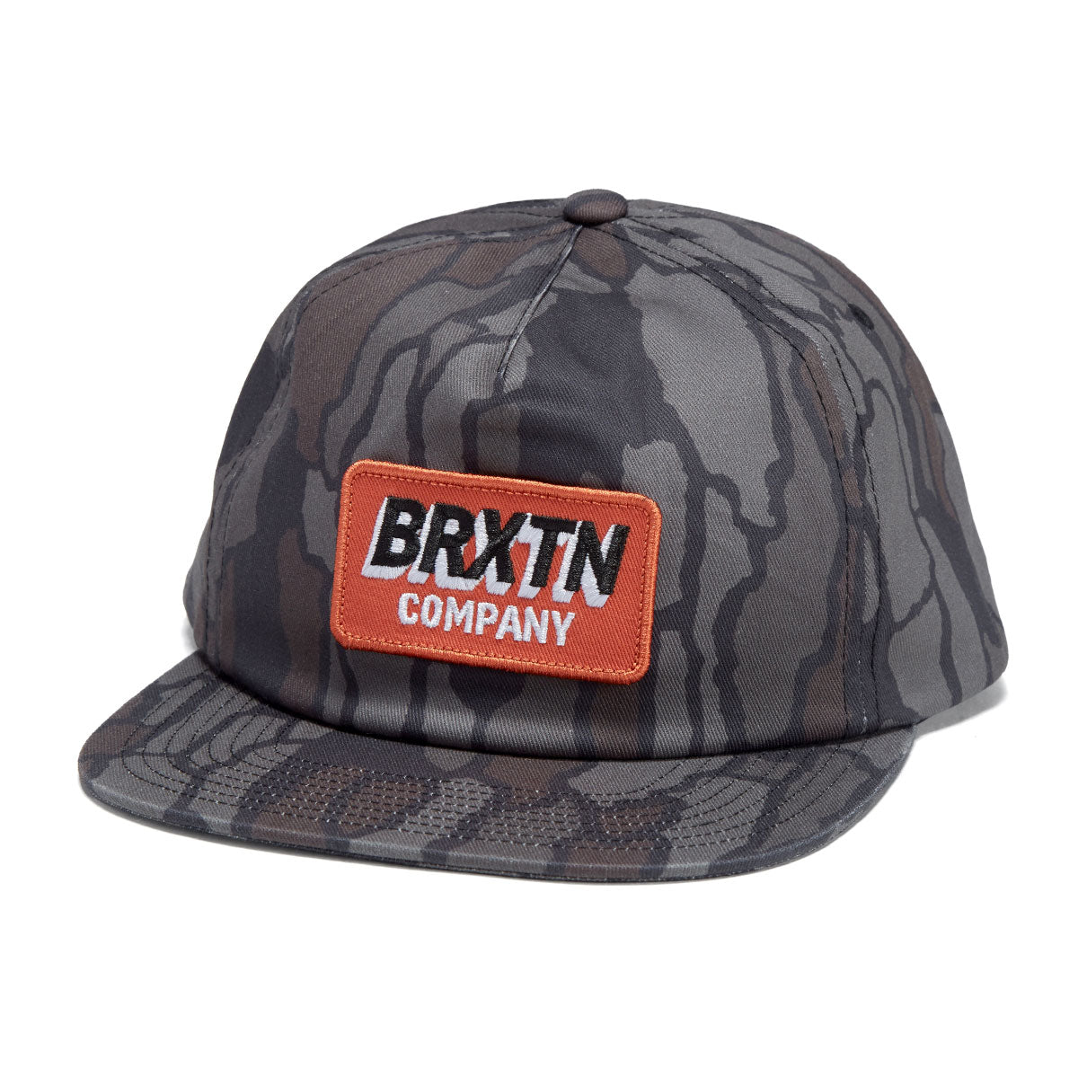 Brixton Payment Mp Snapback Hat - Bark Camo image 1