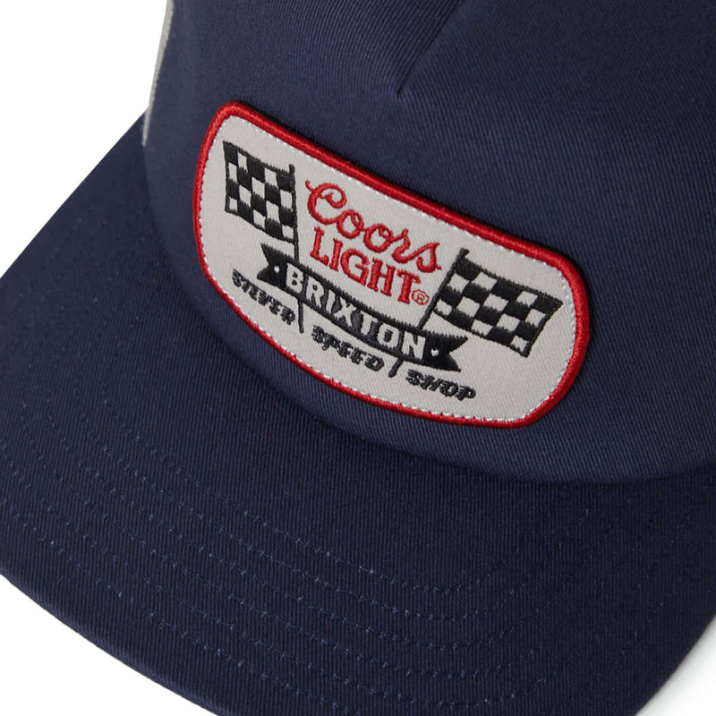 Brixton x Coors Light Pit Stop Mp Trucker Hat - Coors Navy/Silver