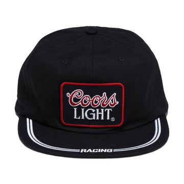 Brixton x Coors Light Gear Hp Snapback Hat - Black