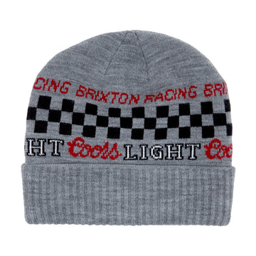 Brixton x Coors Light Racing Beanie - Silver