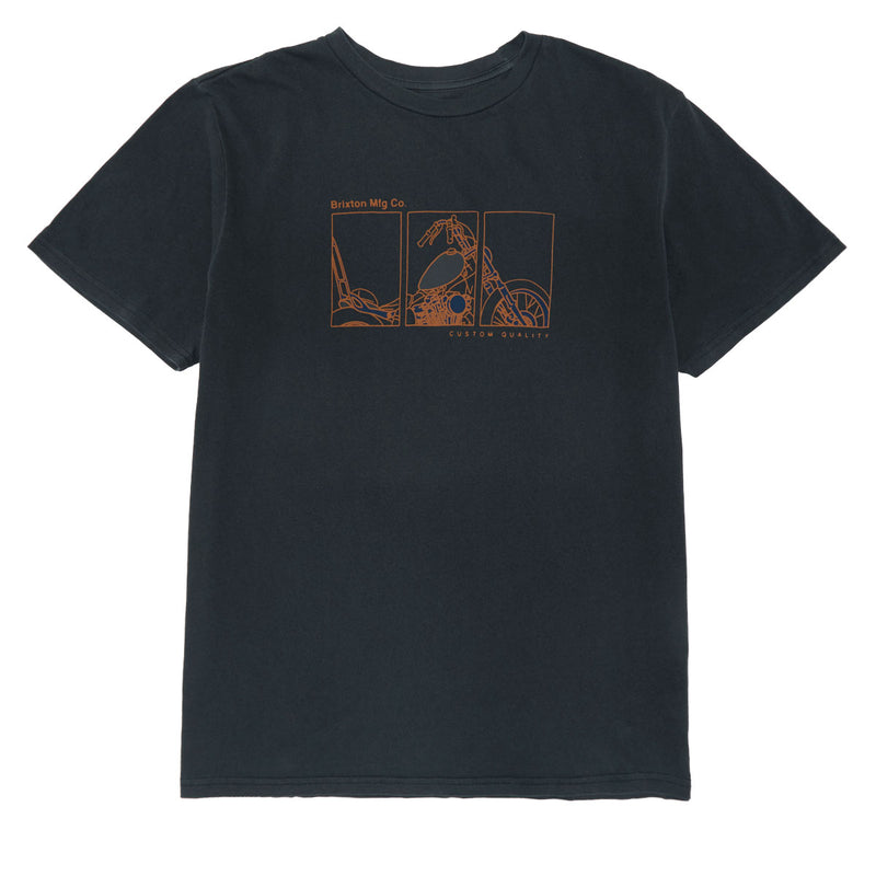 Brixton Briscoe T-Shirt - Black Worn Wash