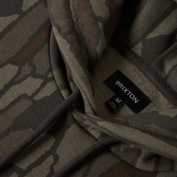 Brixton Danforth Hoodie - Bark Camo