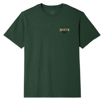 Brixton Roughstock T-Shirt - Forest Green