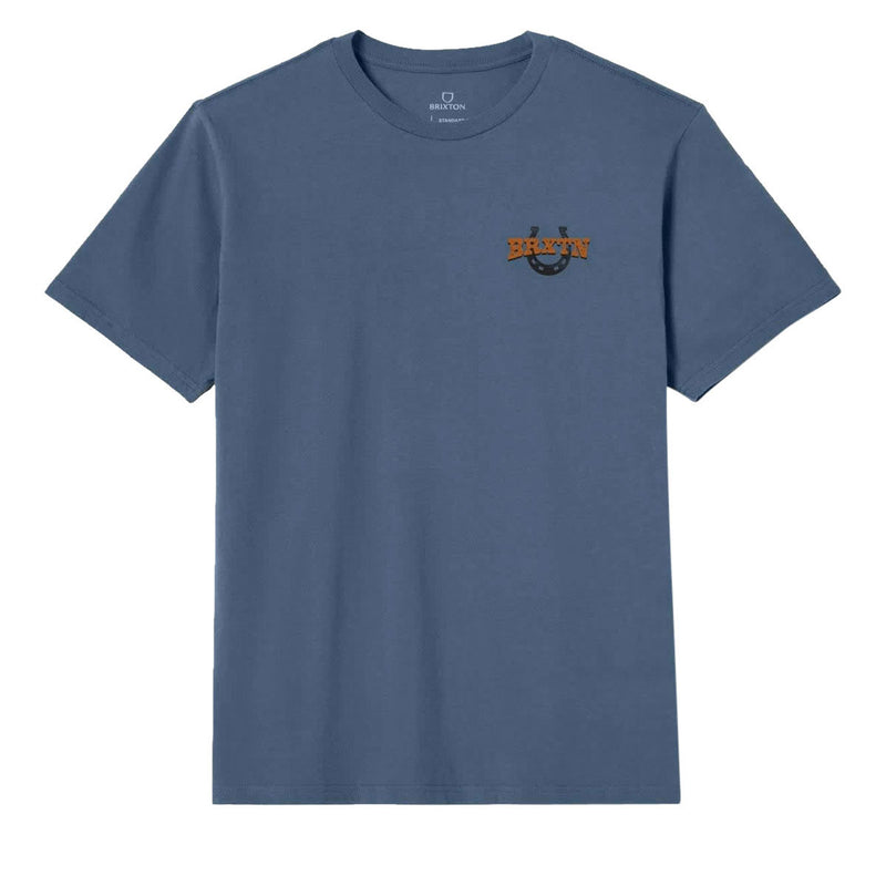 Brixton Roughstock T-Shirt - Harbor Blue
