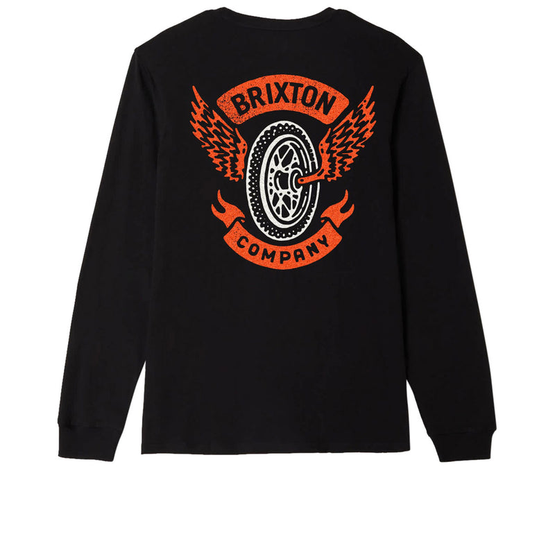 Brixton Payson Long Sleeve T-Shirt - Black