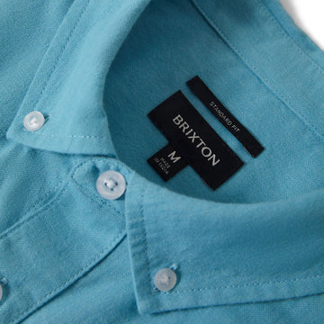 Brixton Sanford Oxford Shirt - Blue Aura
