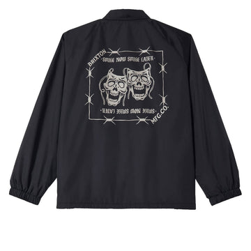 Brixton Watchman Lightweight Coaches Jacket - Black