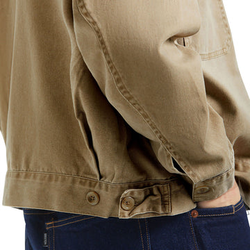 Brixton Trademark Lightweight Garage Jacket - Washed Khaki