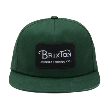 Brixton Grade HP Snapback Hat - Primal Green