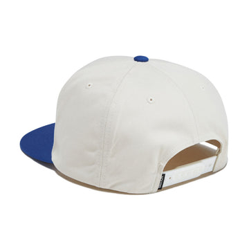 Brixton Grade HP Snapback Hat - Whitecap/Royal