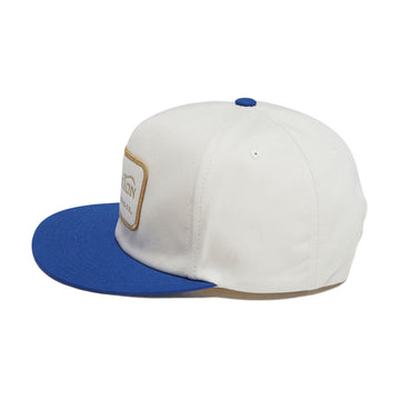 Brixton Grade HP Snapback Hat - Whitecap/Royal