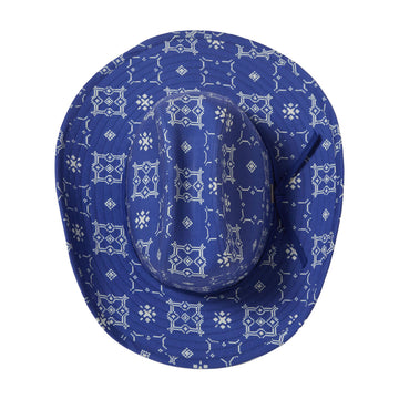 Brixton Odessa Cowboy Hat - Sunrise Blue/White