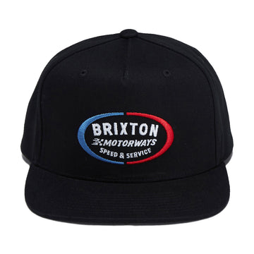 Brixton Rhett MP Snapback Hat - Black