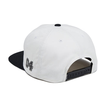 Brixton Predator MP Snapback Hat - Off White/Black