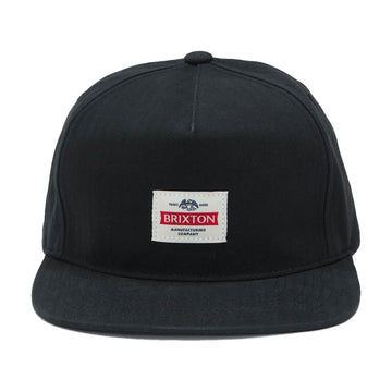 Brixton Pinnacle MP Snapback Hat - Washed Black