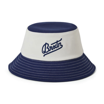 Brixton Eldon Packable Bucket Hat - Midnight Blue/Off White