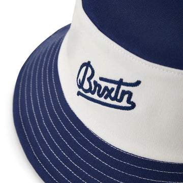 Brixton Eldon Packable Bucket Hat - Midnight Blue/Off White