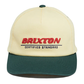 Brixton Certified LP Adj Hat - Washed Celestial Yellow/Mediterranean Teal