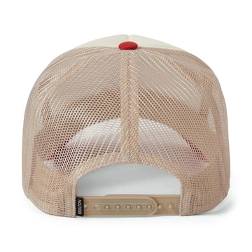 Brixton Lost In Reality Netplus MP Trucker Hat - Whitecap/Adrenaline Rush