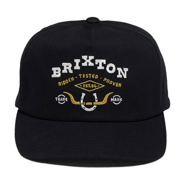 Brixton Beekman MP Snapback Hat - Black
