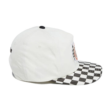 Brixton x Goodyear Speedway HP Snapback Hat - Off White